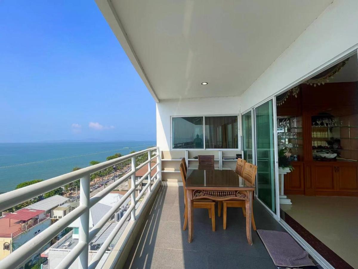 Beautiful Sea View Beach Front Condo Pattaya Ngoại thất bức ảnh